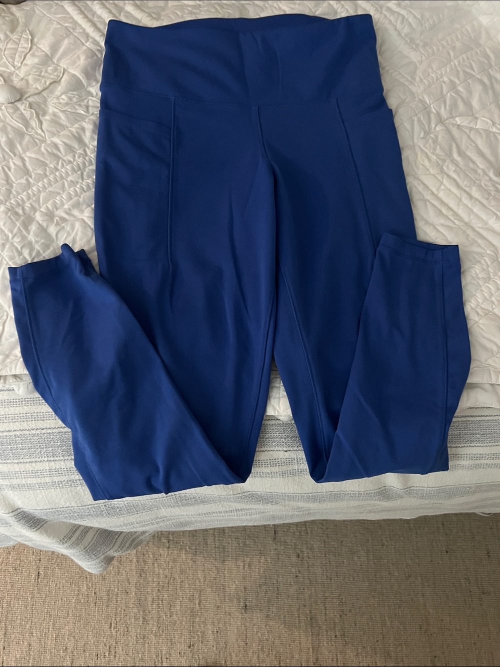 Danskin High-Waist with pockets Blue Women's Performance Leggings
